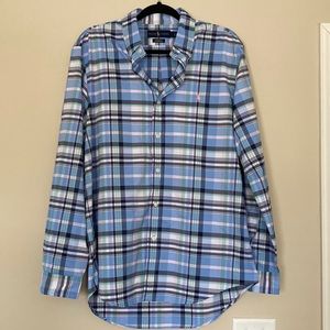 Ralph Lauren Classic Fit Performance Button-down Men's L